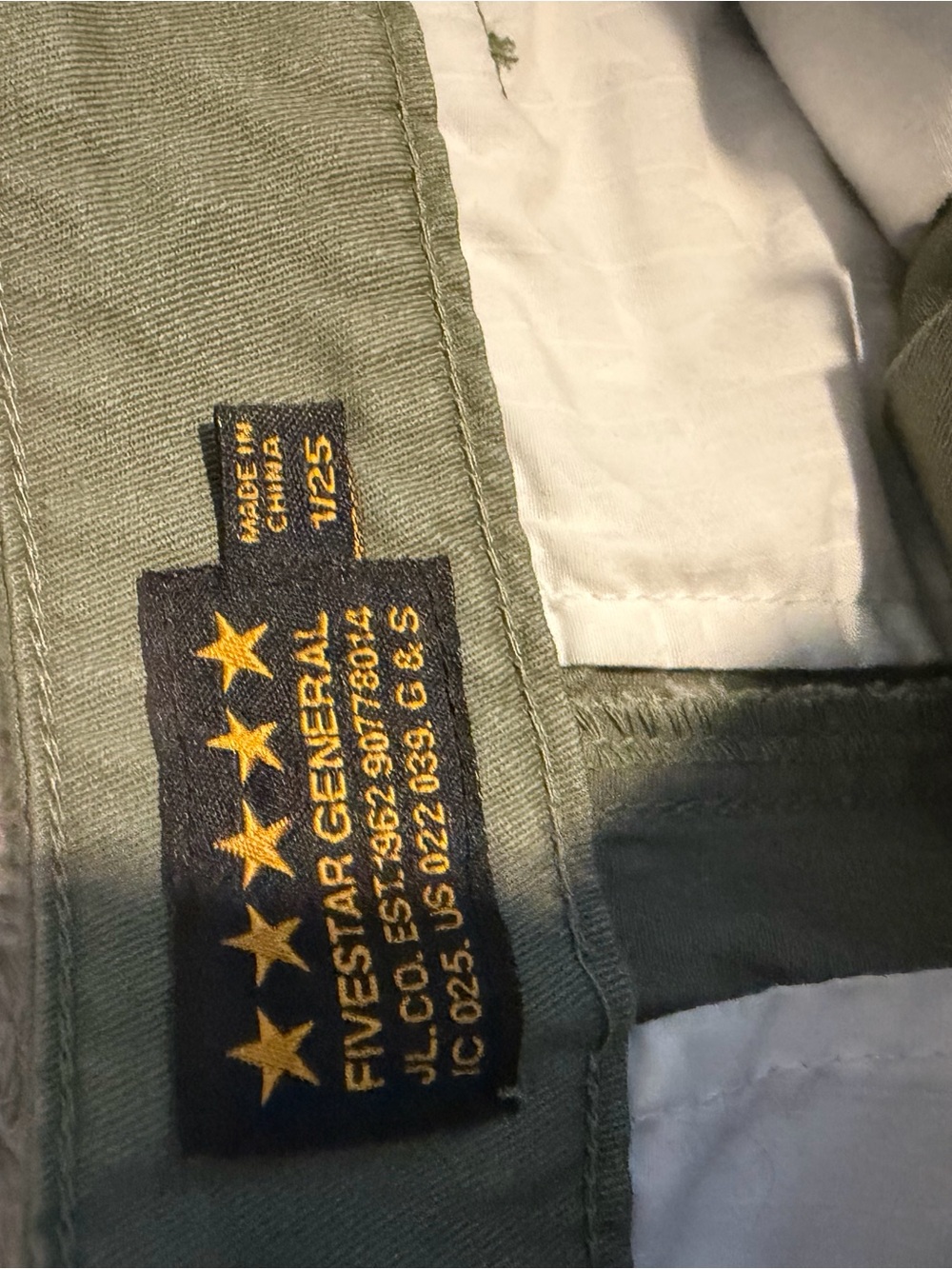 Five Star Olive Green Women's Cargo Trousers - Picture 5 of 5